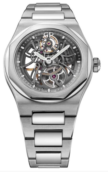 Replica Girard Perregaux Laureato Skeleton 81015-11-001-11A watch - Click Image to Close